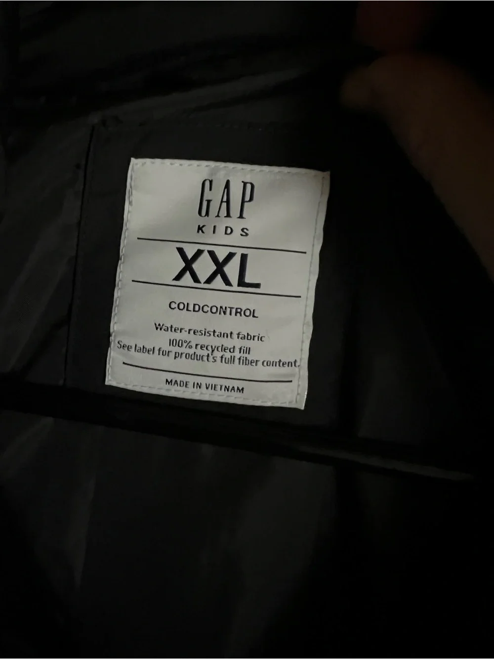GAP Black Puffer Vest for Kids